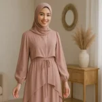 7 Gamis Tali Serut: Stylish, Nyaman, & Sempurna Segala Aktivitas