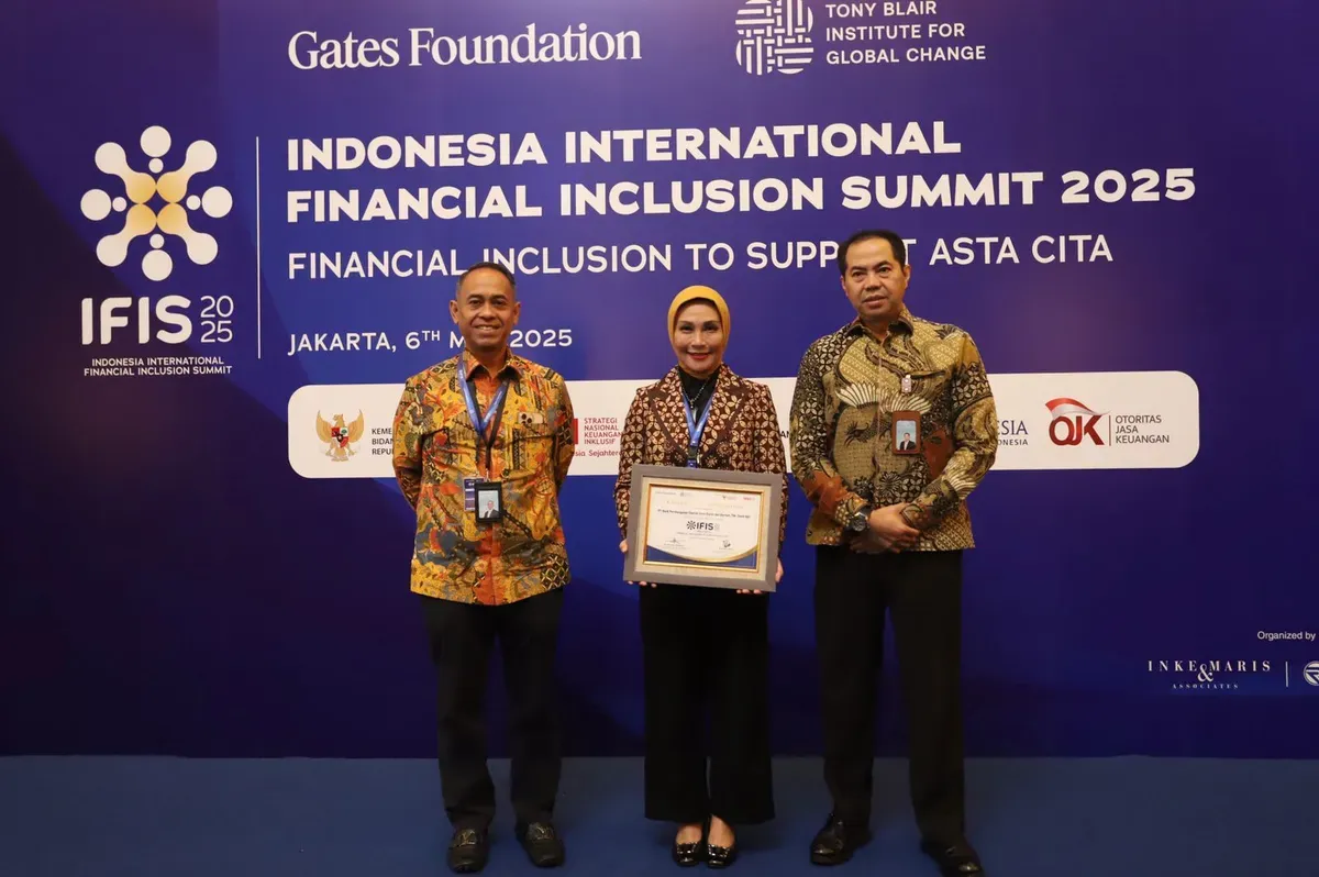 Bank bjb Raih Penghargaan: Dorong Inklusi Keuangan Nasional Lebih Cepat