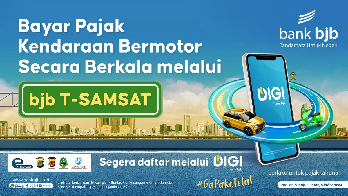 Bayar Pajak Kendaraan Mudah & Cepat? Coba Fitur bjb T-Samsat di DIGI!