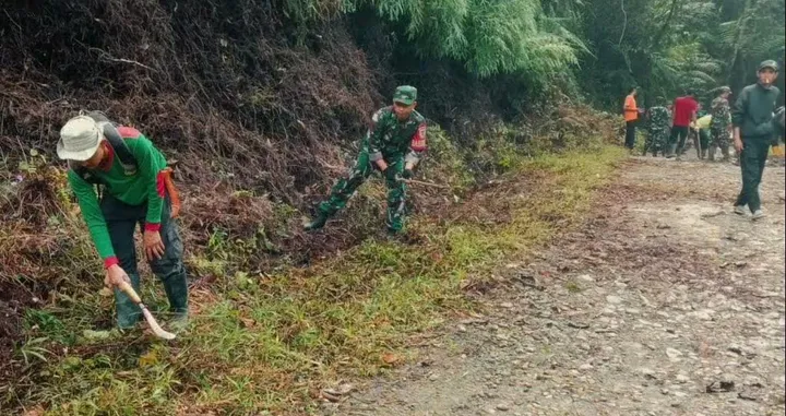 Jalan Mulus Menuju Malasari: Sinergi TNI dan DPMD Bogor
