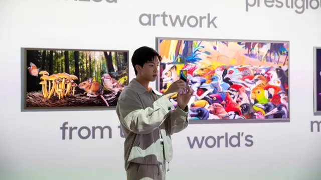 RM BTS Jadi Ambassador Samsung Art TV Setelah Wamil